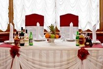 Очередность блюд на свадебном столе