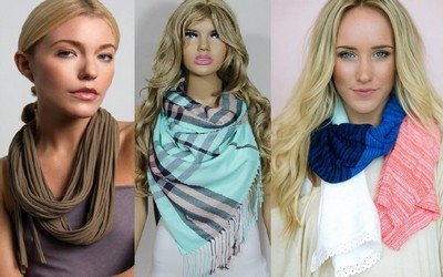 Выбираем модные женские шарфы, подходящие для всех сезонов