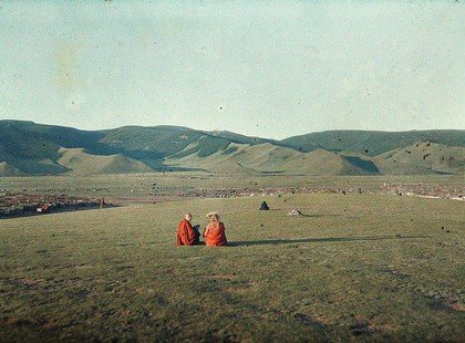 Монгольские араты-скотоводы, ведущие кочевой образ жизни