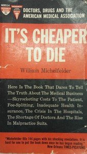 Обложка книги «It's Cheaper to Die»
