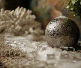 Новогодний интерьер - снежная карусель